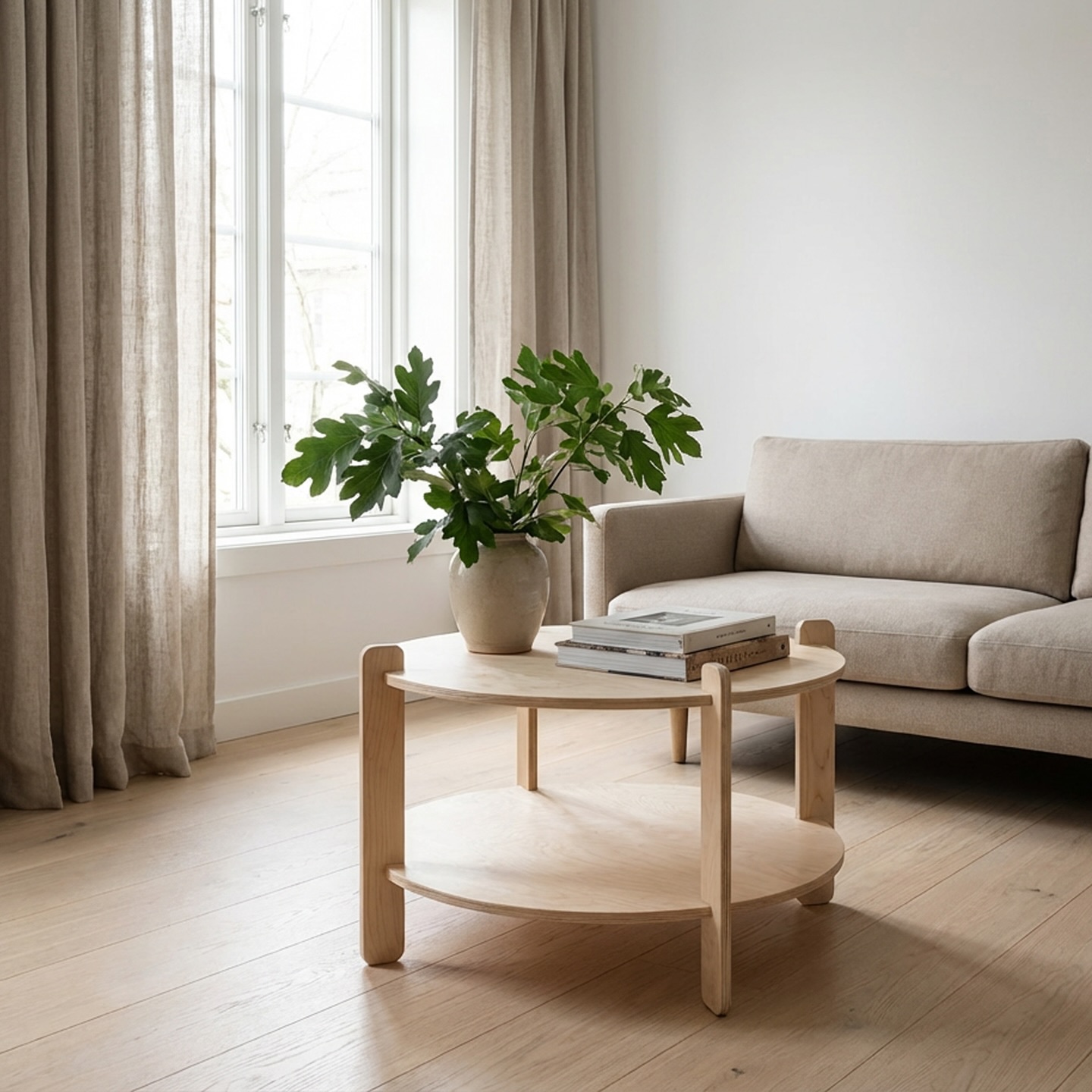 The Focal Round Coffee Table